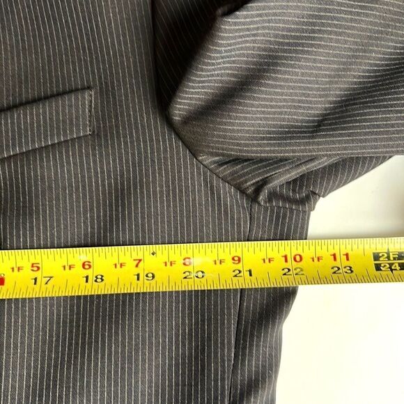 HUGO by HUGO BOSS Wool Striped Single Breasted Blazer Two Button Suit Jacket 42R - Picture 14 of 16